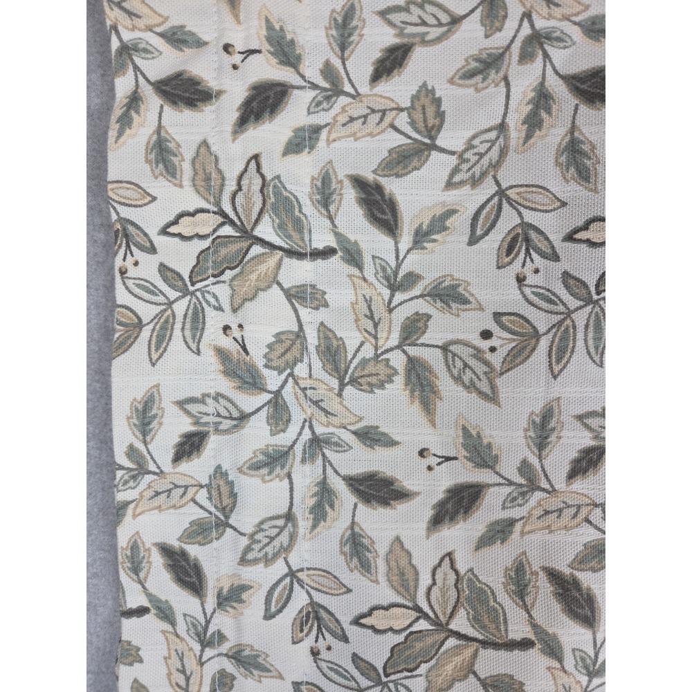 Waverly Valance Cottage Green Leaf Rod Pocket Curtain 15x52 Earth Nature Country